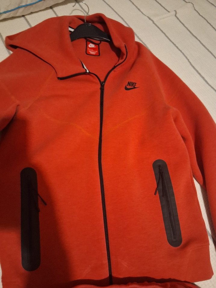 Turuncu Nike Fermuarlı Eşofman Takımı - Görsel 5