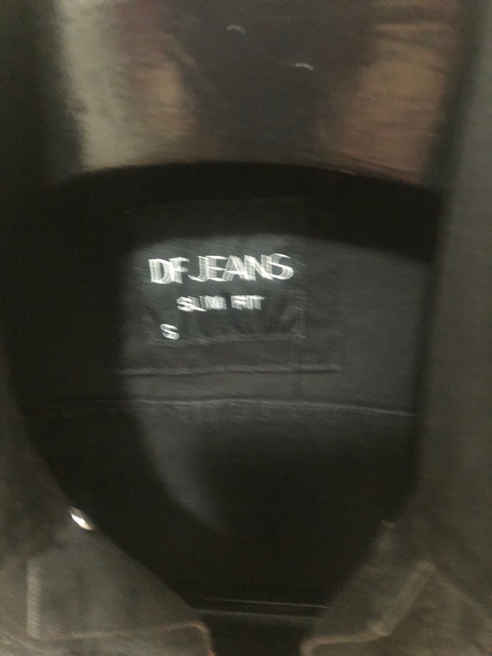 Düğmeli Siyah Kadın Denim Ceket - Görsel 3