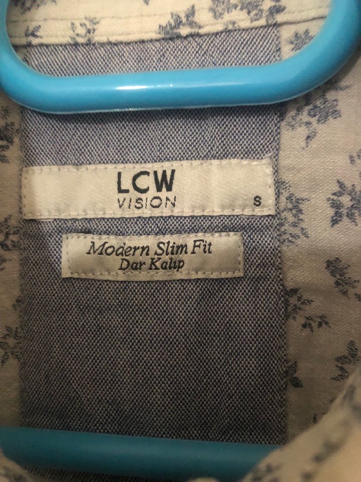 Gri Desenli Uzun Kollu Pamuklu Erkek Gömlek - Görsel 3