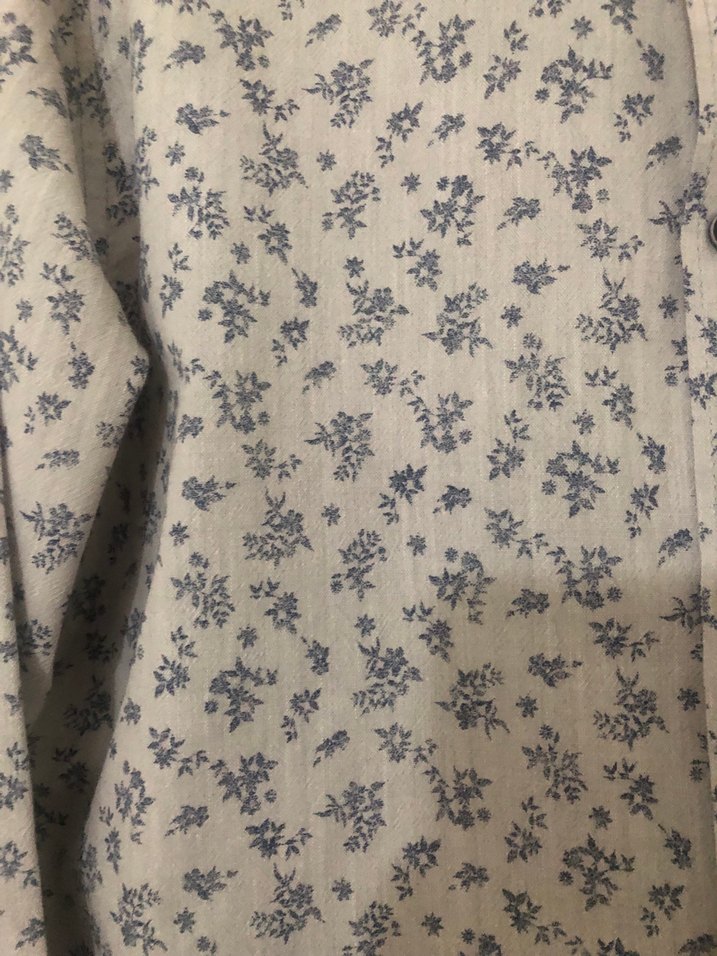 Gri Desenli Uzun Kollu Pamuklu Erkek Gömlek - Görsel 2