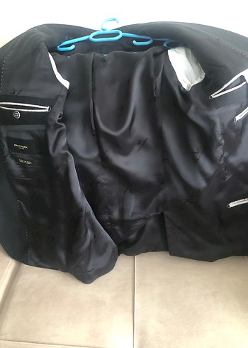 Düğmeli Siyah Erkek ceket - Görsel 2