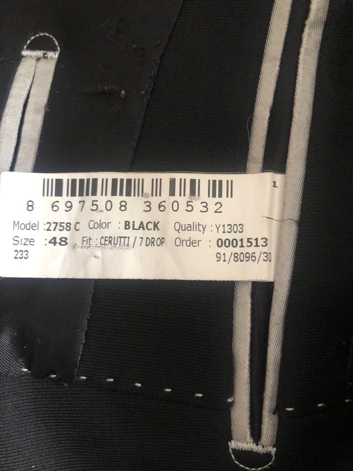 Düğmeli Siyah Erkek ceket - Görsel 3