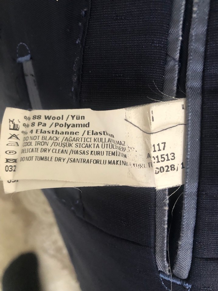 Lacivert Düğmeli Erkek  ceket - Görsel 3