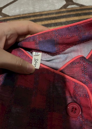 Bordo Düğmeli Uzun Bohem Elbise - Görsel 3