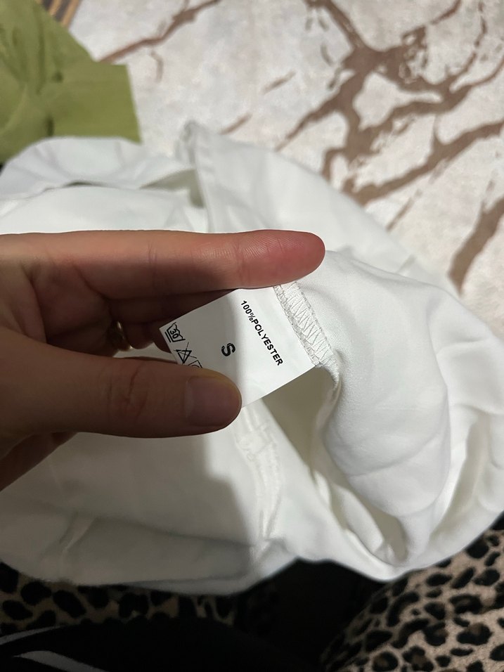 Beyaz Keten Mini Kadın Tulum - Görsel 5