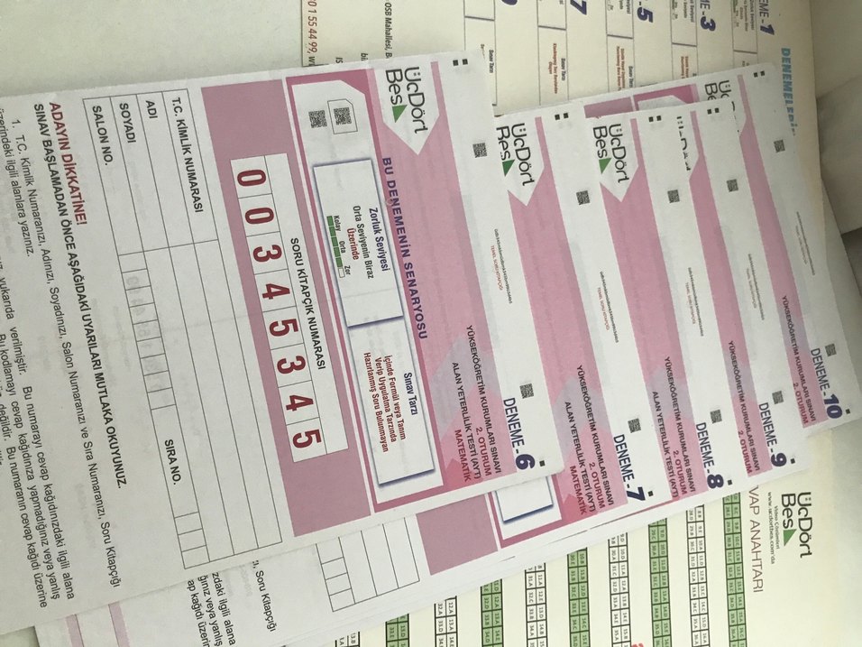 AYT Matematik Denemesi 5 adet - Görsel 2