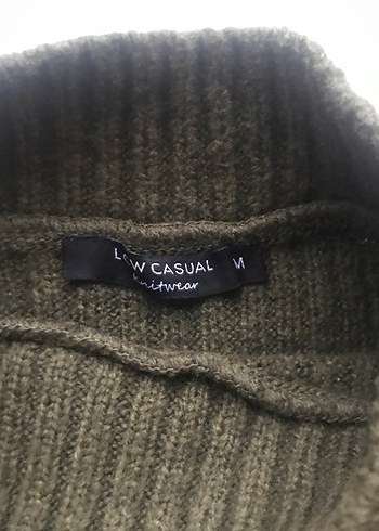 Boğazlı Yünlü Kadın Kazak - Görsel 2