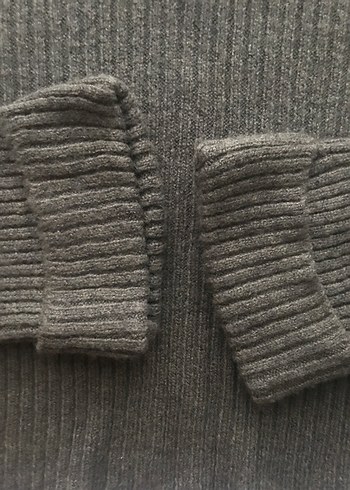 Boğazlı Yünlü Kadın Kazak - Görsel 3