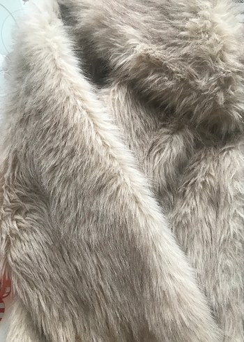 Bej Kadın Kürk - Görsel 4