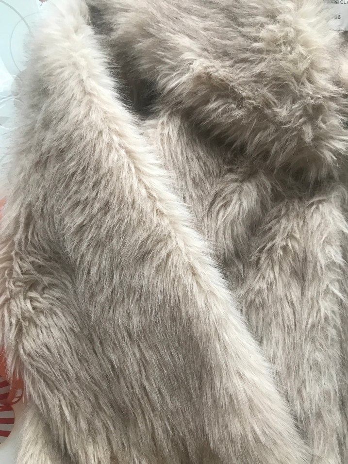 Bej Kadın Kürk - Görsel 4