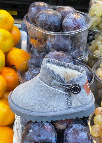 Ugg Pastel Mavi Peluslu Bebek Botu