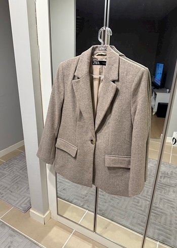 Zara S beden yün blazer - Görsel 5