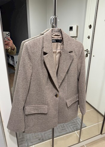 Zara S beden yün blazer - Görsel 3