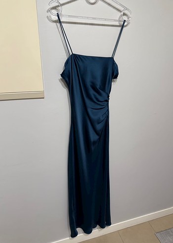 Zara saten elbise S beden - Görsel 5