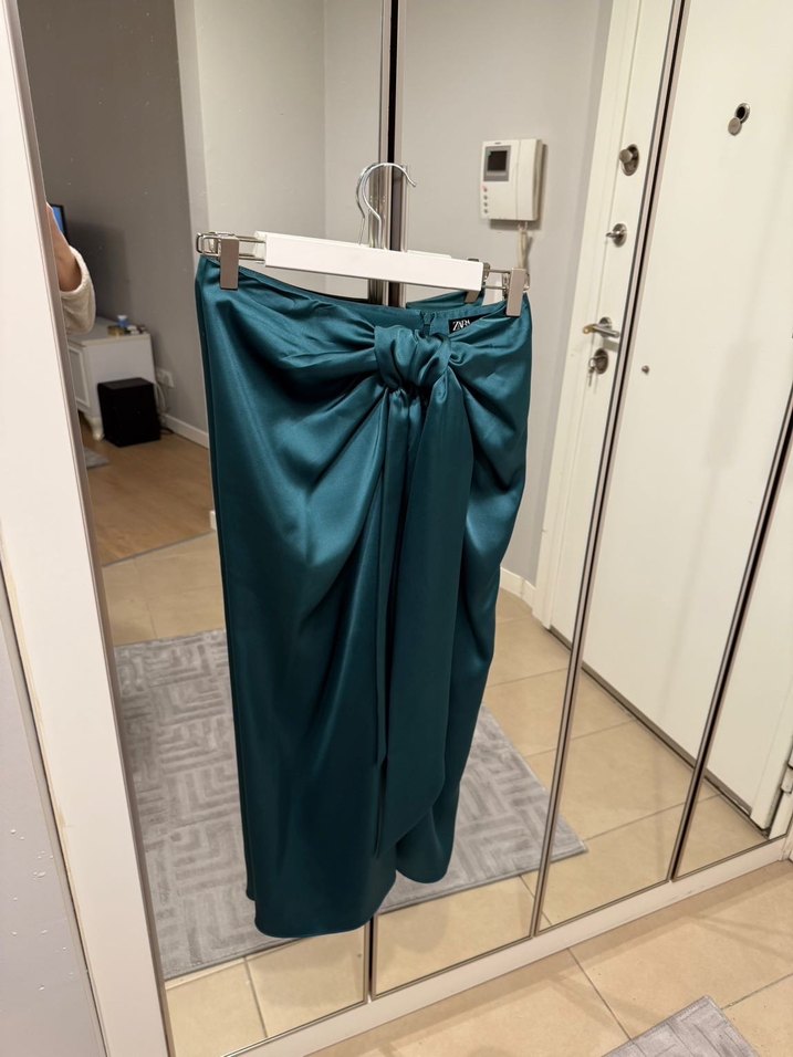 Zara S beden saten etek - Görsel 2