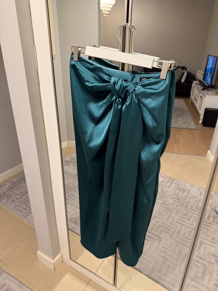 Zara S beden saten etek - Görsel 3