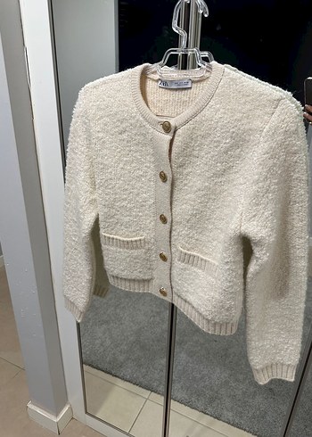 Zara Hırka ve crop ikili takım S beden - Görsel 7