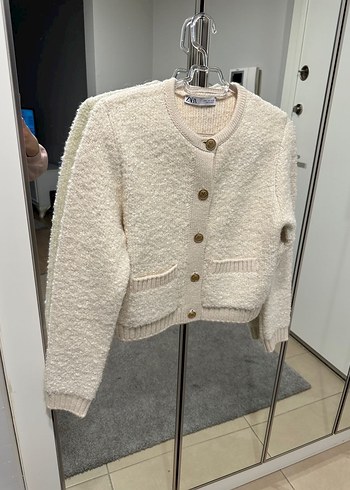 Zara Hırka ve crop ikili takım S beden - Görsel 5