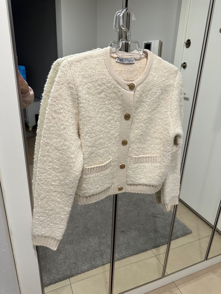 Zara Hırka ve crop ikili takım S beden - Görsel 5