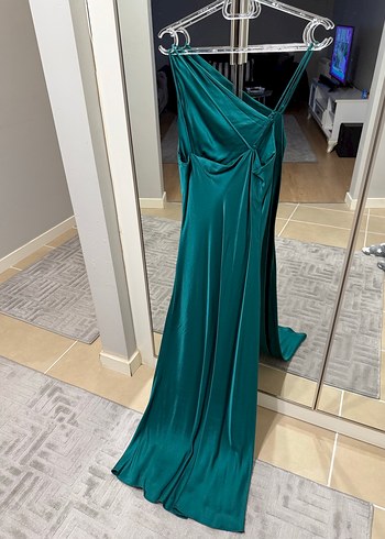 Zara Xs beden saten elbise - Görsel 4