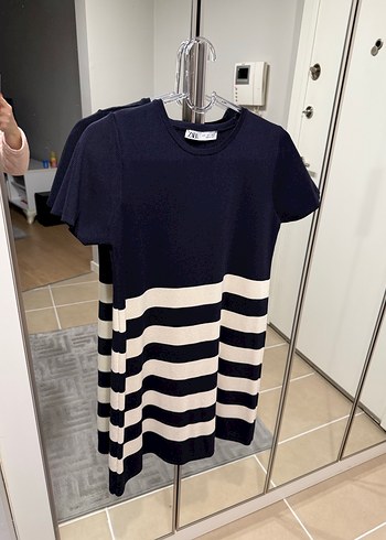 Zara S beden triko elbise - Görsel 3