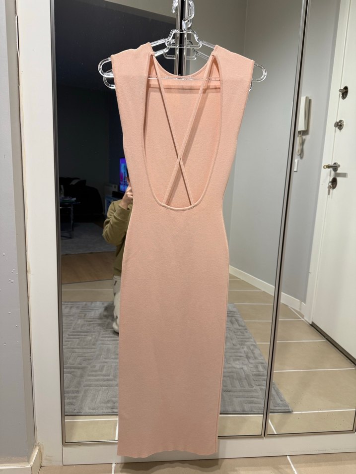 Zara S beden triko elbise - Görsel 4