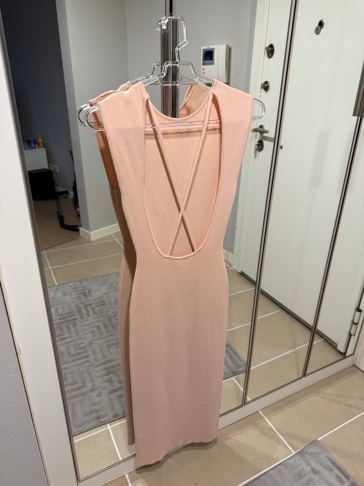 Zara S beden triko elbise - Görsel 5