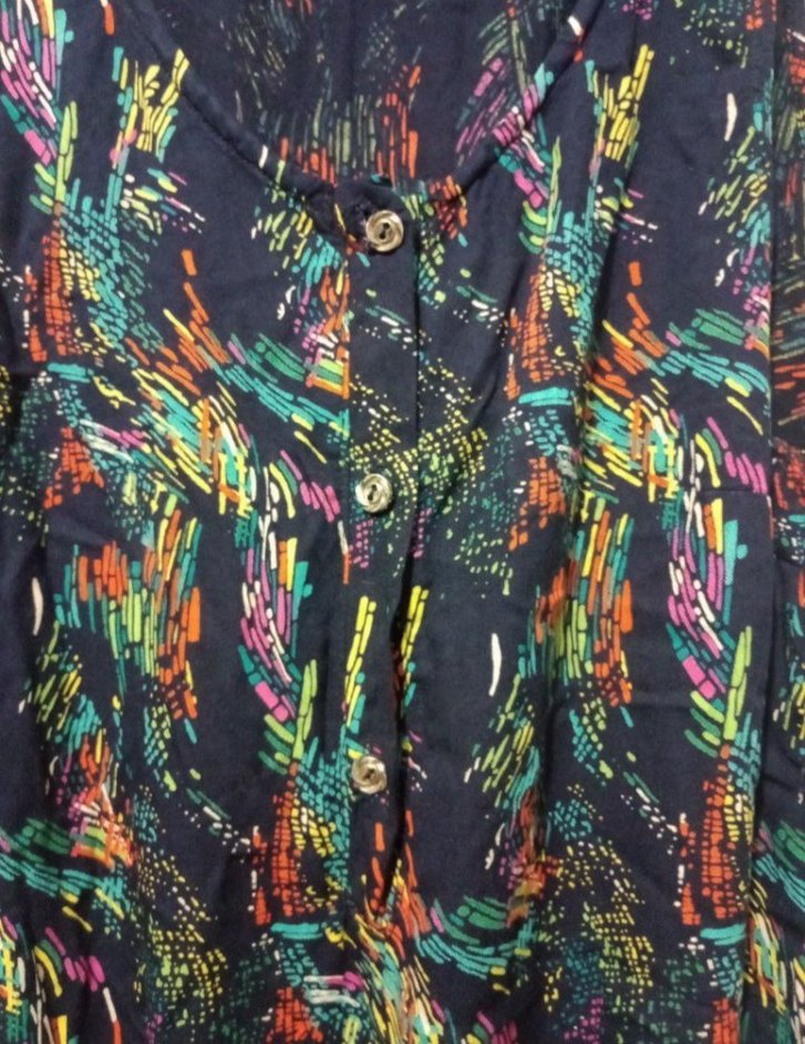 Kadın Çok Renkli Uzun Bohem Tulum - Görsel 4