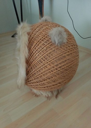 Hasır Kürklü Kedi Yuvası - Görsel 4