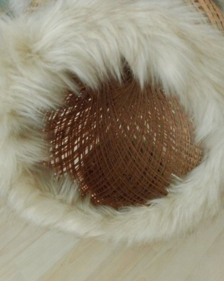 Hasır Kürklü Kedi Yuvası - Görsel 5