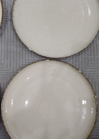 Beyaz Düz 6'lı Tabak Seti TAKIM Mado servis tabağı - Görsel 5