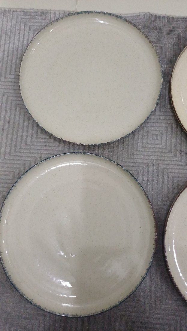 Beyaz Düz 6'lı Tabak Seti TAKIM Mado servis tabağı - Görsel 3