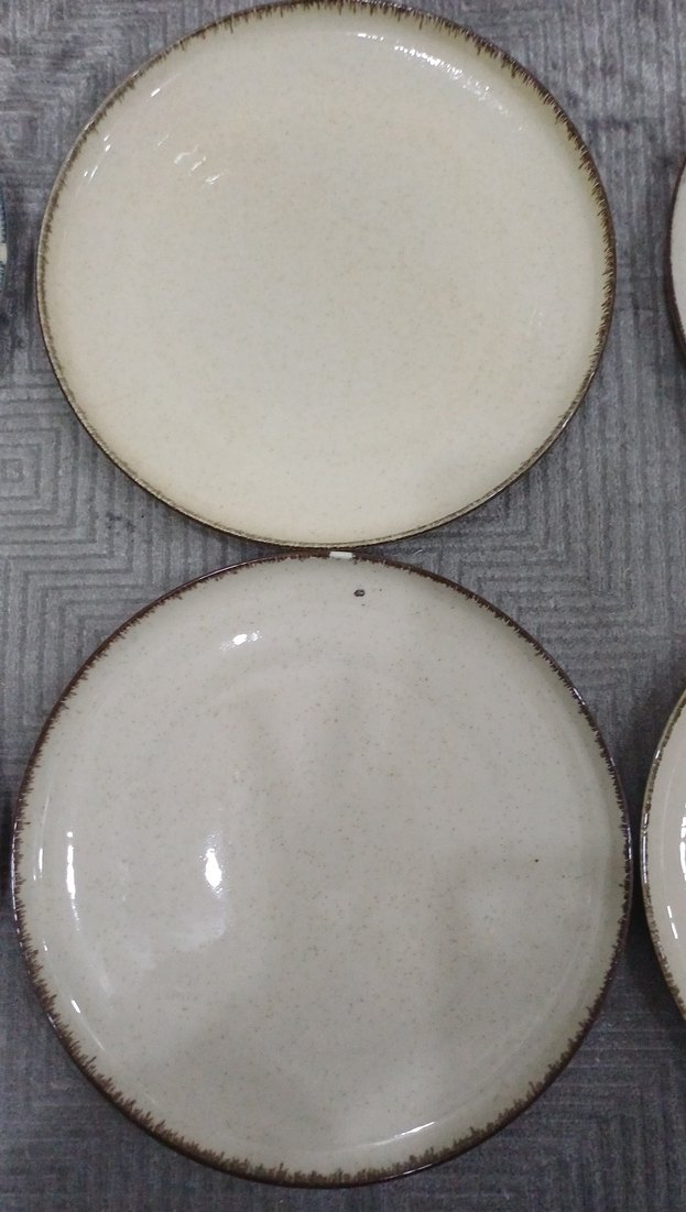 Beyaz Düz 6'lı Tabak Seti TAKIM Mado servis tabağı - Görsel 4