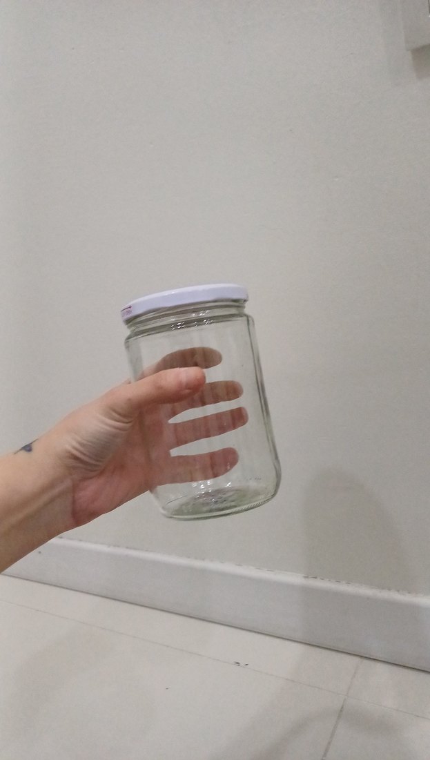 Beyaz Kapaklı Cam Kavanoz - Görsel 2