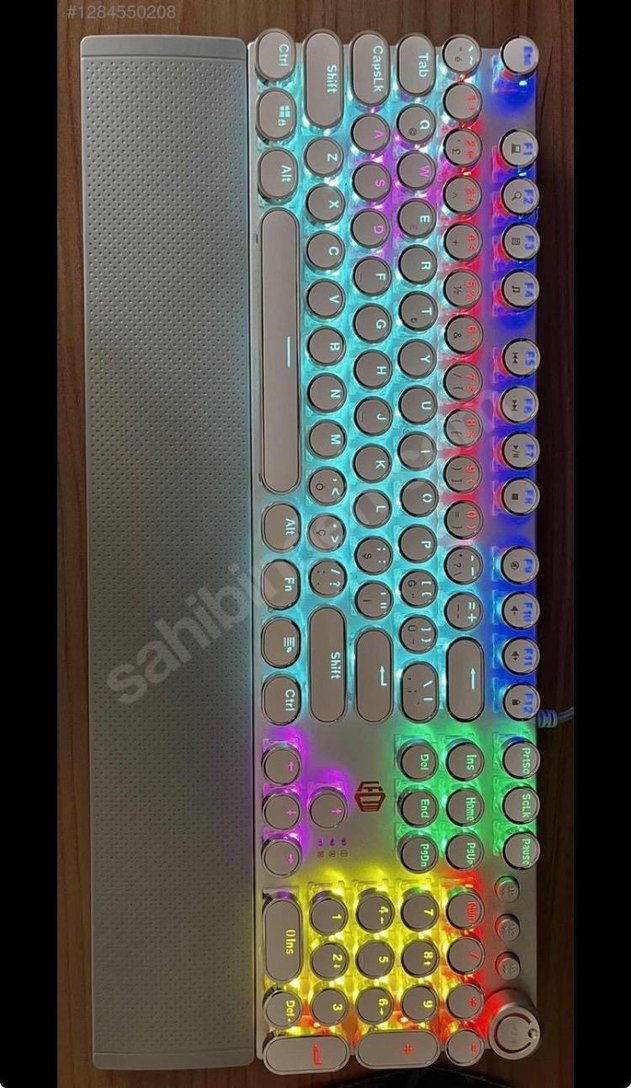 Lenovo Lecoo KG1102 USB Kablolu Mekanik Gaming Klavye - Görsel 3