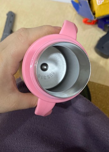 Pembe Pastel Çocuk Termos Biberon - Görsel 2