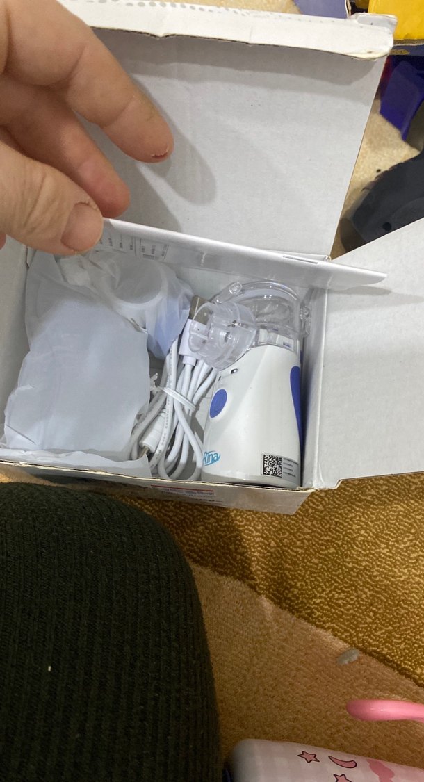 RinaMESH Taşınabilir Beyaz Nebulizatör - Görsel 2