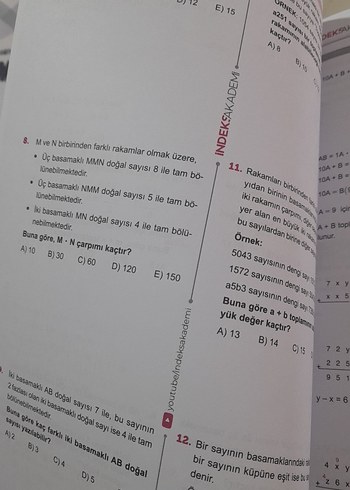 2025 MEB-AGS Sayısal Yetenek Soru Bankası - Görsel 3