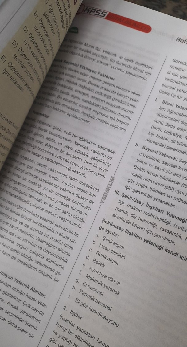 KPSS 2020 Eğitim Bilimleri Rehberlik ve Özel Eğitim  Temiz - Görsel 2