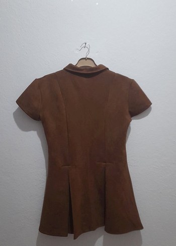 Hiç Kullanılmamış Kahverengi Elbise (Etiketli) - Görsel 2