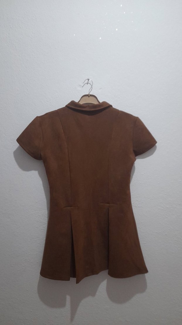 Hiç Kullanılmamış Kahverengi Elbise (Etiketli) - Görsel 2