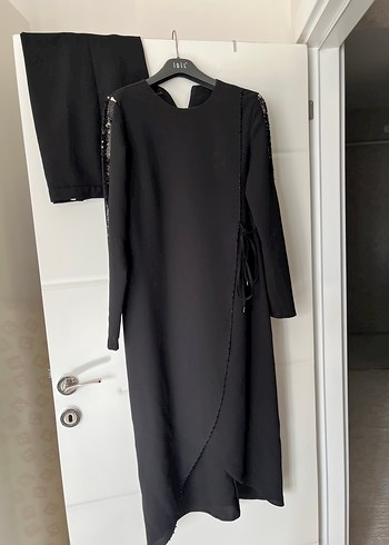 Kadın siyah Uzun Kollu Payetli Ofis Takımı - Görsel 3