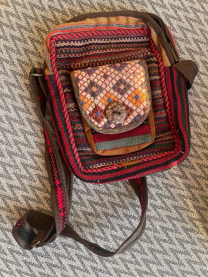 Bohem Çok Renkli Kadın Çapraz Çanta - Görsel 5