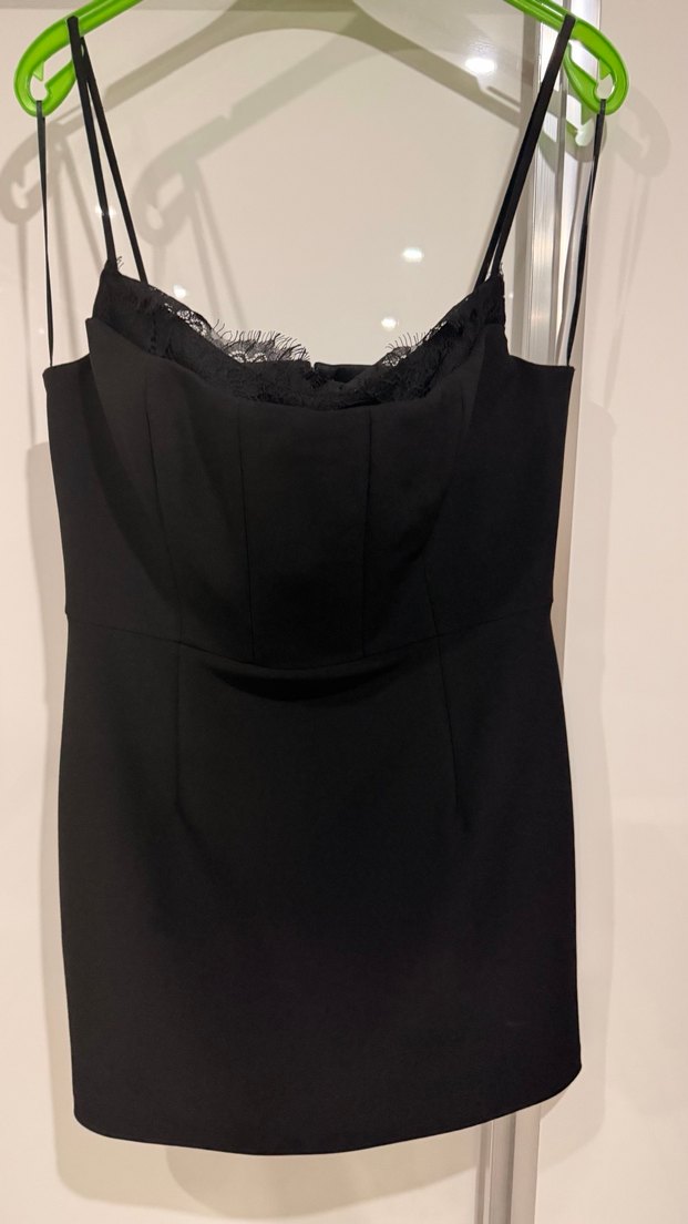 İpekyol Siyah Midi Straplez Mini Elbise - Görsel 5