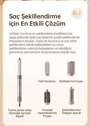 Dreame AirStyle Çoklu Saç Şekillendirici - Görsel 11