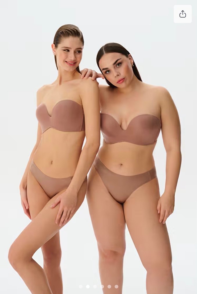 SUWEN 75B Kalıp Destekli Askısız Sütyen - Görsel 5