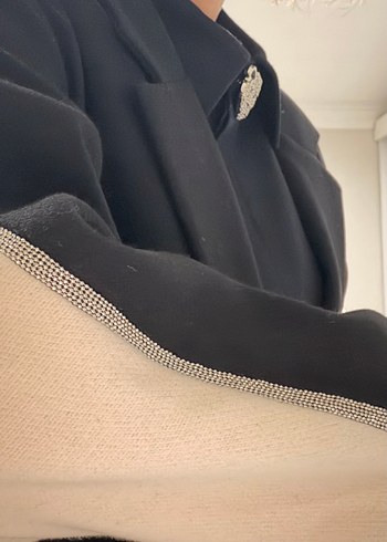 Luxury Kaşe Kaban düz kapama - Görsel 4