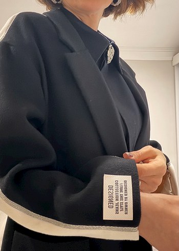 Luxury Kaşe Kaban düz kapama - Görsel 5