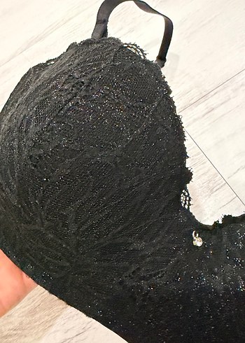 PENTİ 75C Kalıp Siyah Lotus Lace Sütyen - Görsel 5