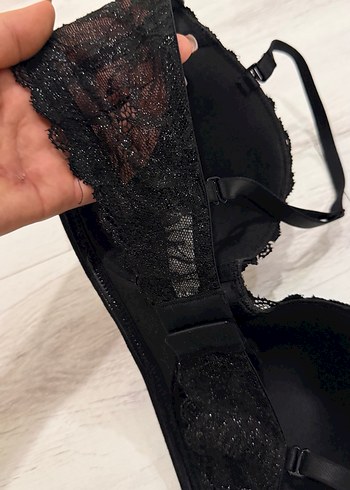 PENTİ 75C Kalıp Siyah Lotus Lace Sütyen - Görsel 6